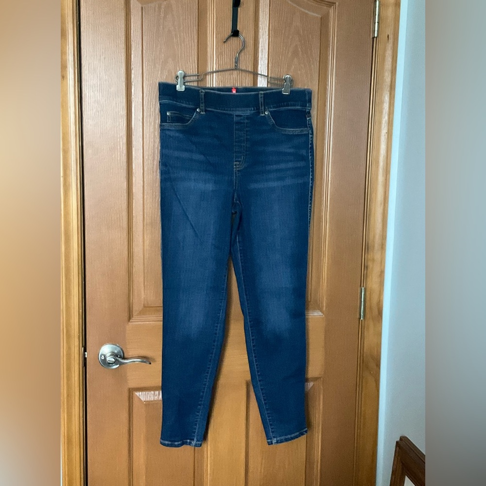 SPANX Dark Blue Skinny Jeans for Women
